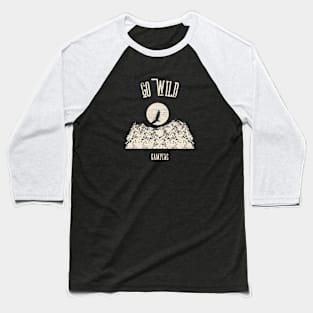 Go Wild Camping Baseball T-Shirt